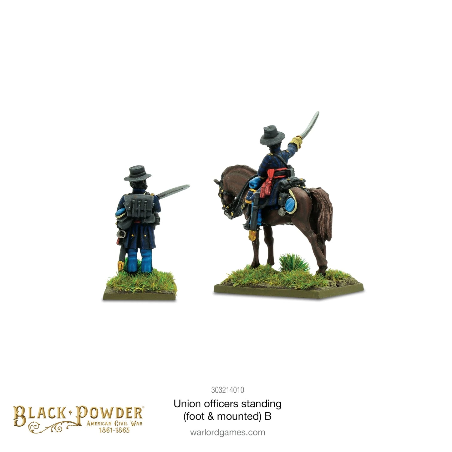Black Powder - American Civil War: Union Officers Standing B (Foot & Mounted)
