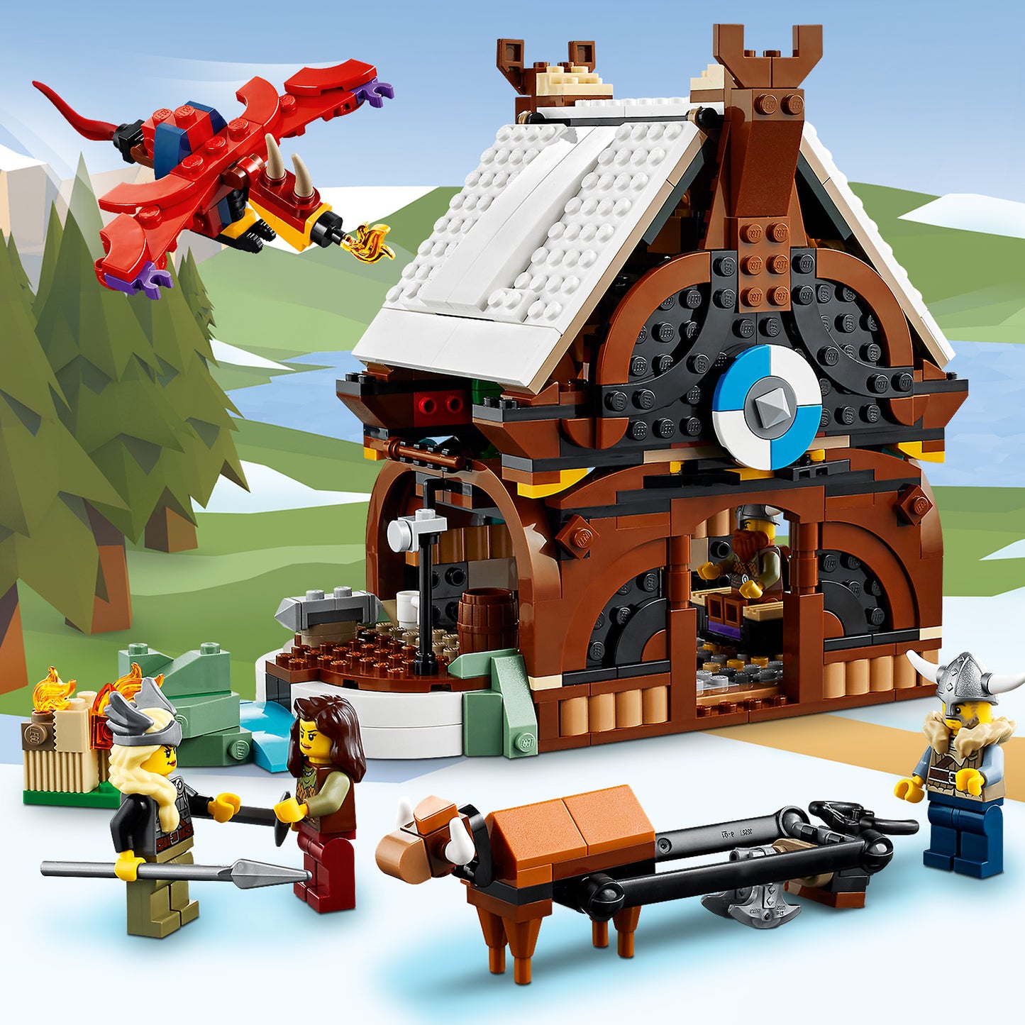 LEGO® Creator 31132 Wikingerschiff mit Midgardschlange