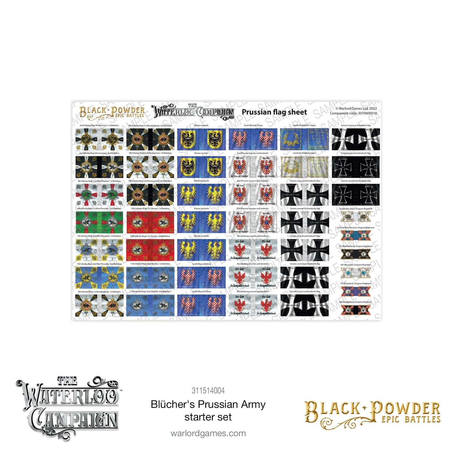 Black Powder Epic Battles - Waterloo: Blücher's Prussian Army starter set (English) - 311514004