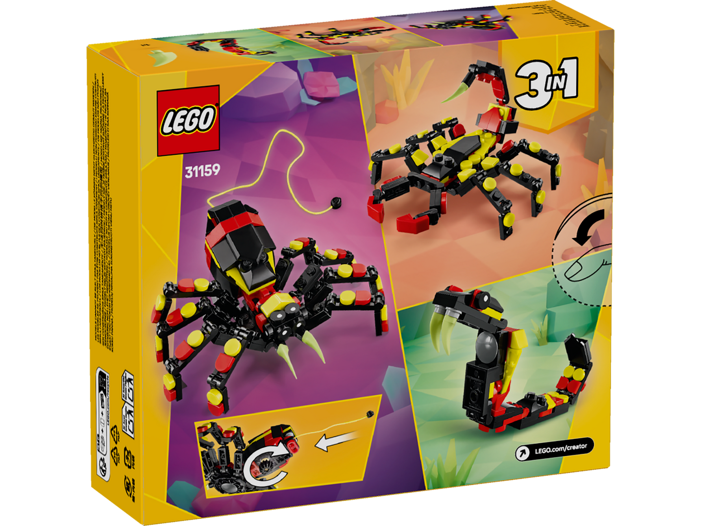 LEGO® Creator 31159 Wilde Tiere: Überraschungsspinne