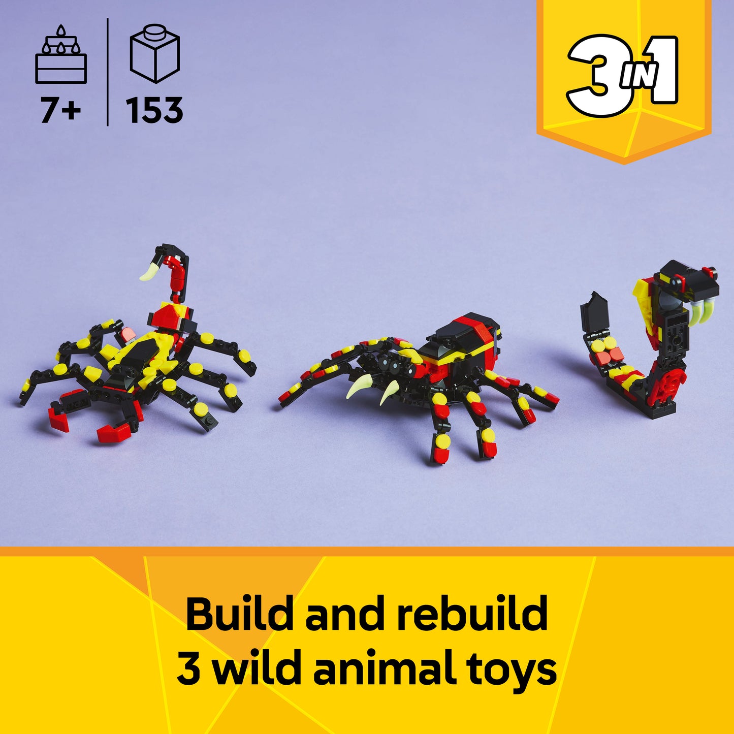 LEGO® Creator 31159 Wilde Tiere: Überraschungsspinne