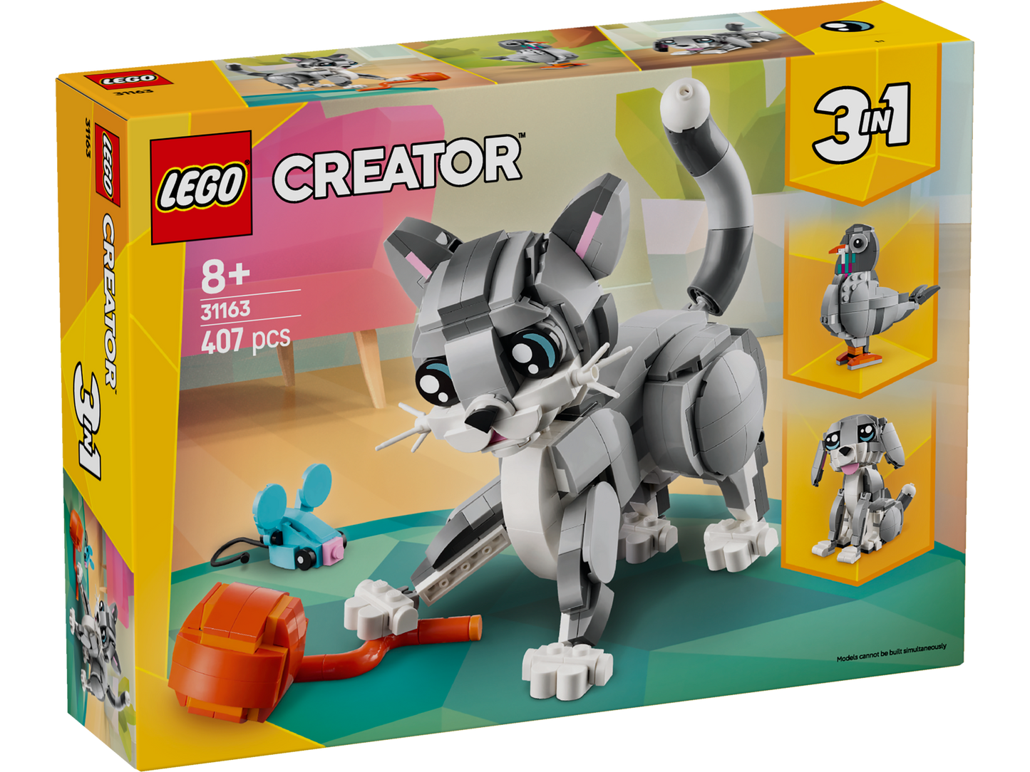 LEGO® Creator 31163 Graue Katze