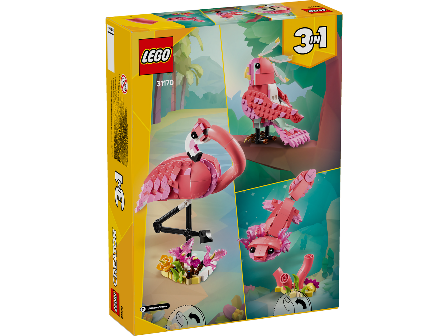 LEGO® Creator 31170 Wilde Tiere: Rosa Flamingo