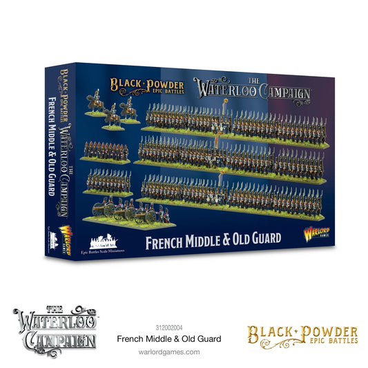 Black Powder Epic Battles: Waterloo – French Middle & Old Guard Plastic Boxset - EN - 312002004