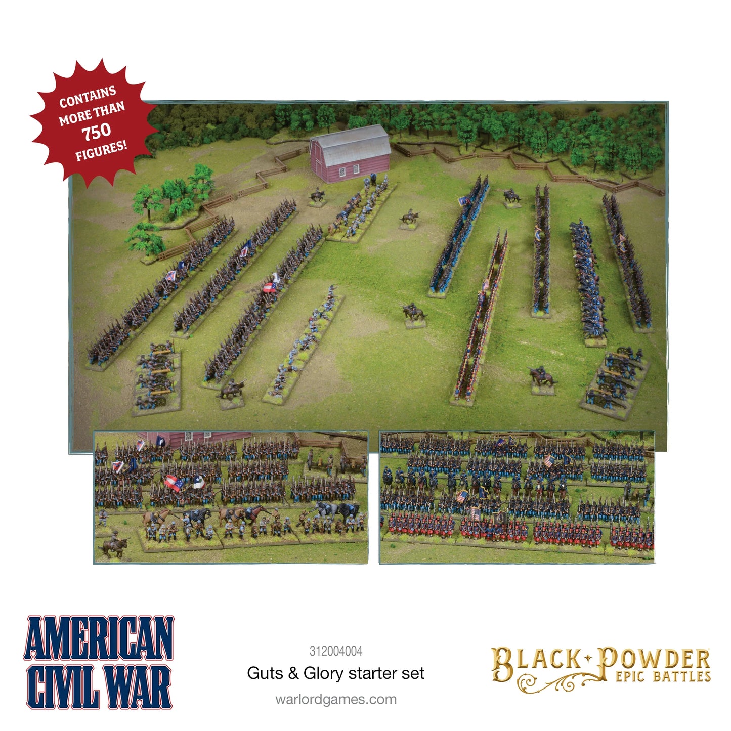 Black Powder Epic Battles - American Civil War Guts & Glory Starter Set - 312004004