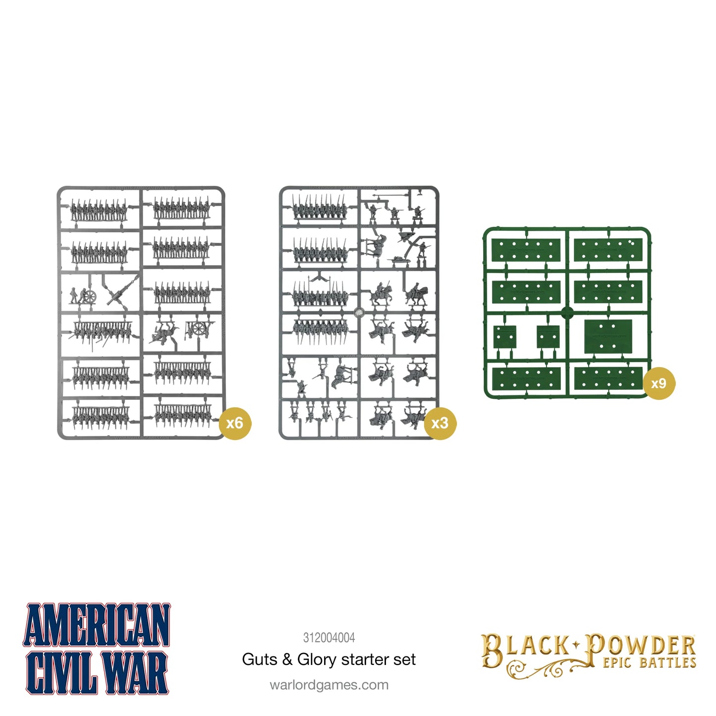 Black Powder Epic Battles - American Civil War Guts & Glory Starter Set - 312004004