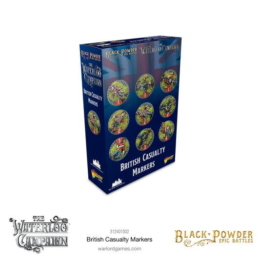 Black Powder Epic Battles: Napoleonic British Casualty Markers - 312401002