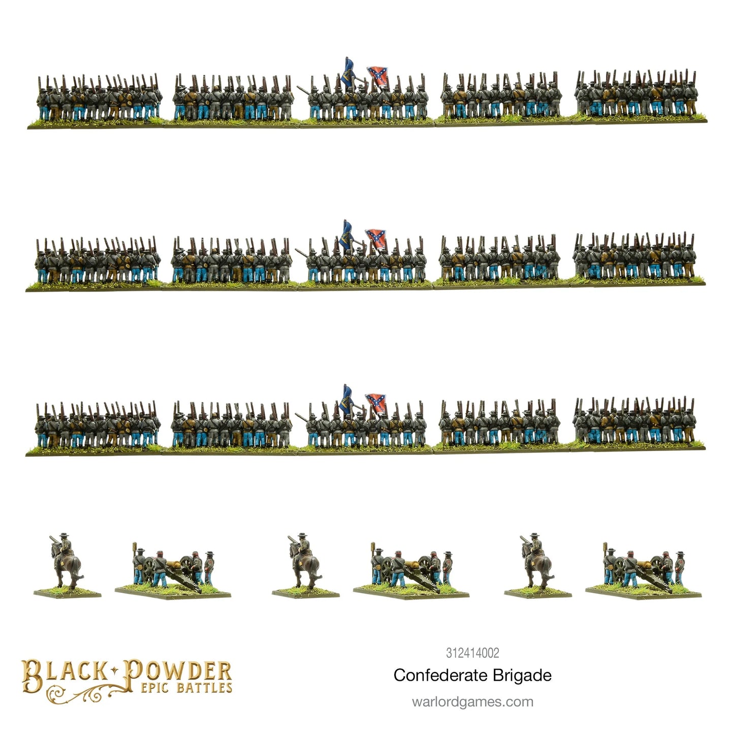 Black Powder Epic Battles: ACW Confederate Brigade - EN - 312414002