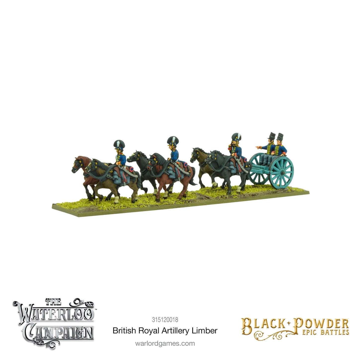 Black Powder Epic Battles: Napoleonic British Royal Artillery Limber - 315120018