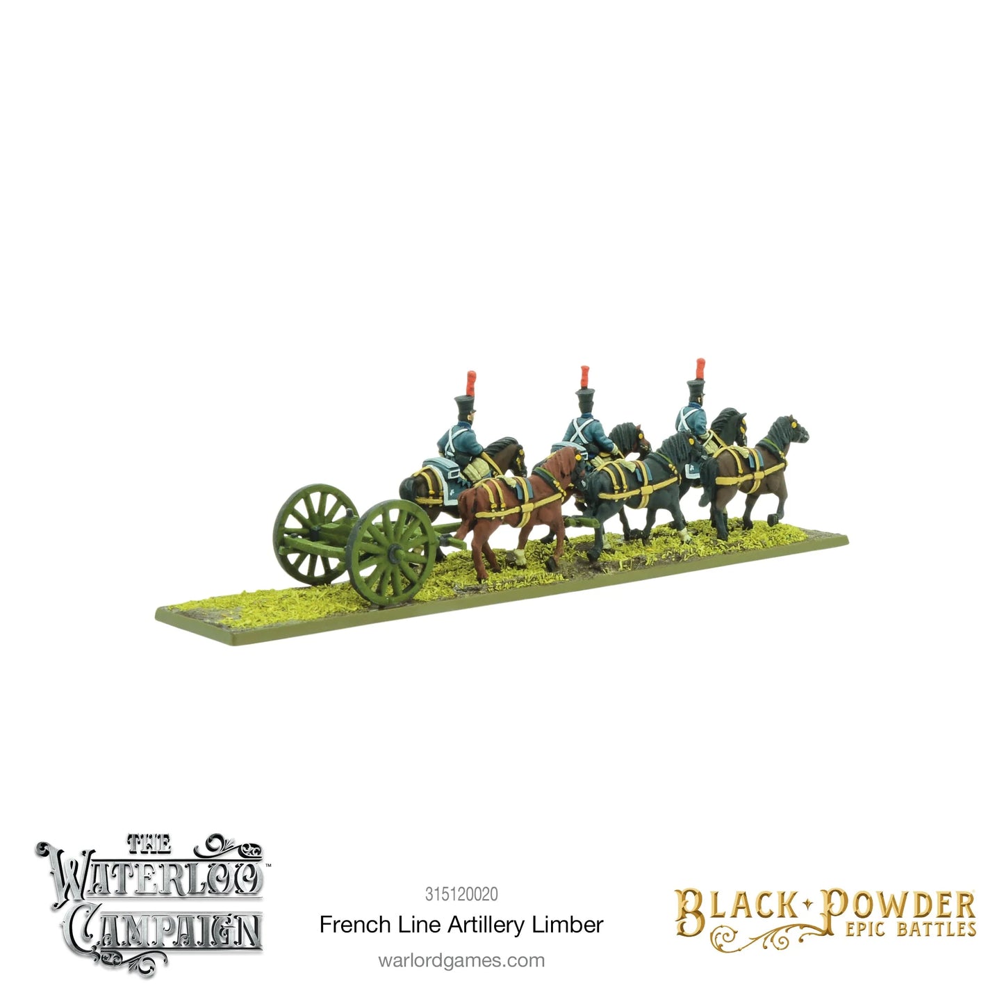 Black Powder Epic Battles: Napoleonic French Line Artillery Limber - 315120020