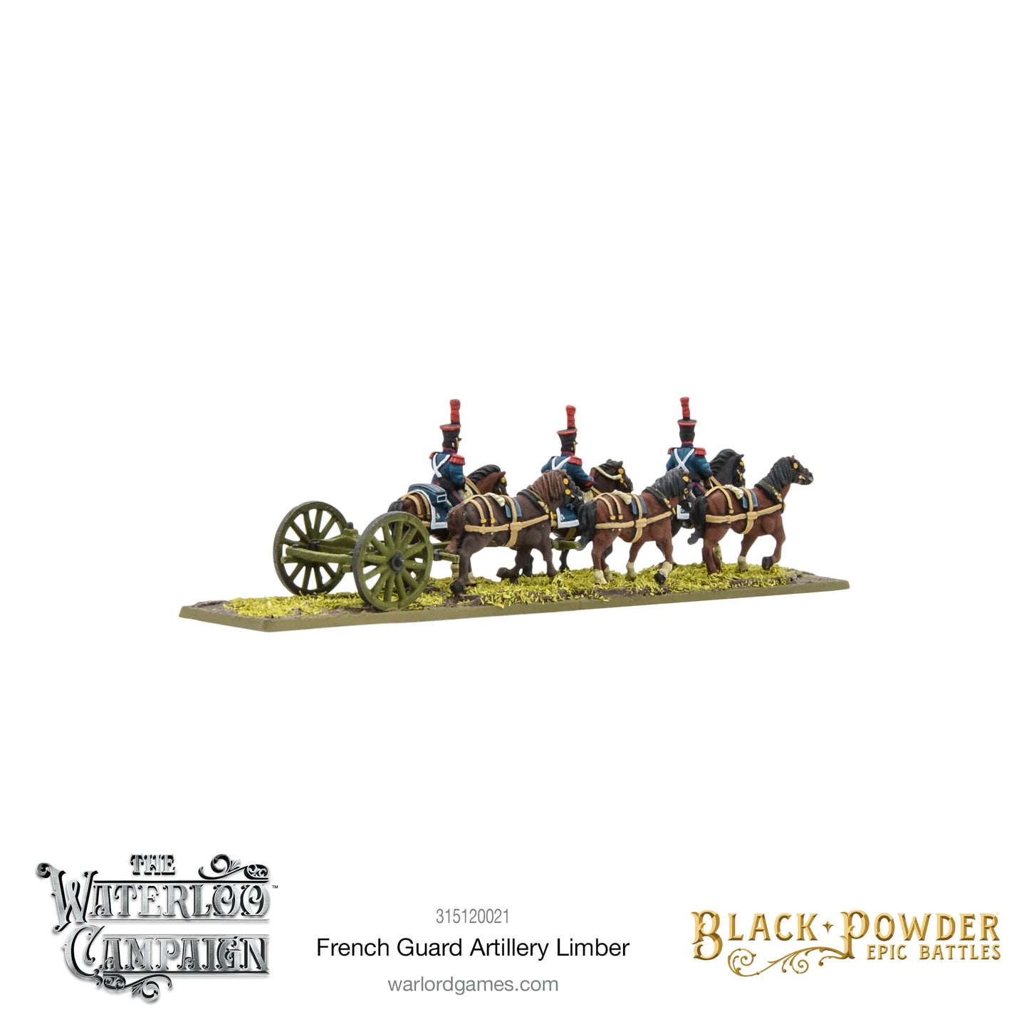 Black Powder Epic Battles: Napoleonic French Guard Artillery Limber - 315120021