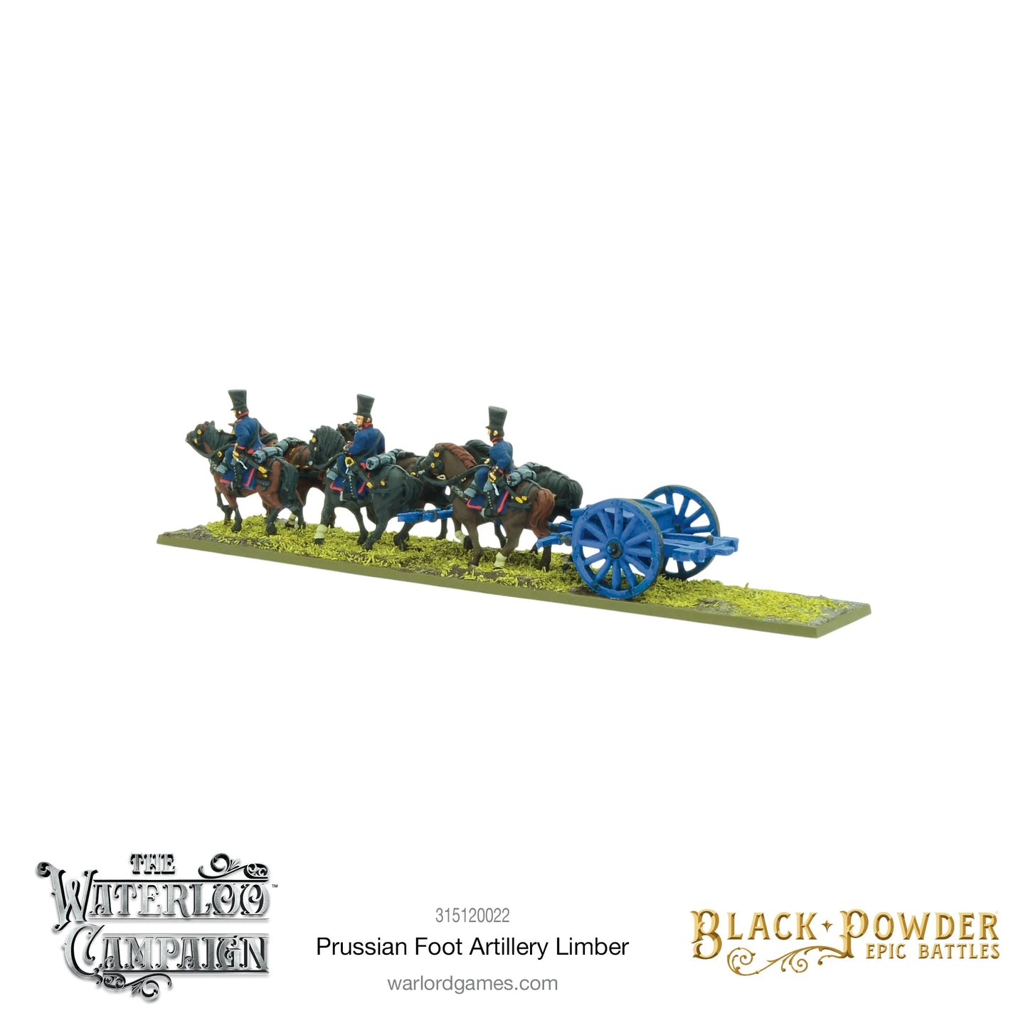 Black Powder Epic Battles: Napoleonic Prussian Foot Artillery Limber - 315120022