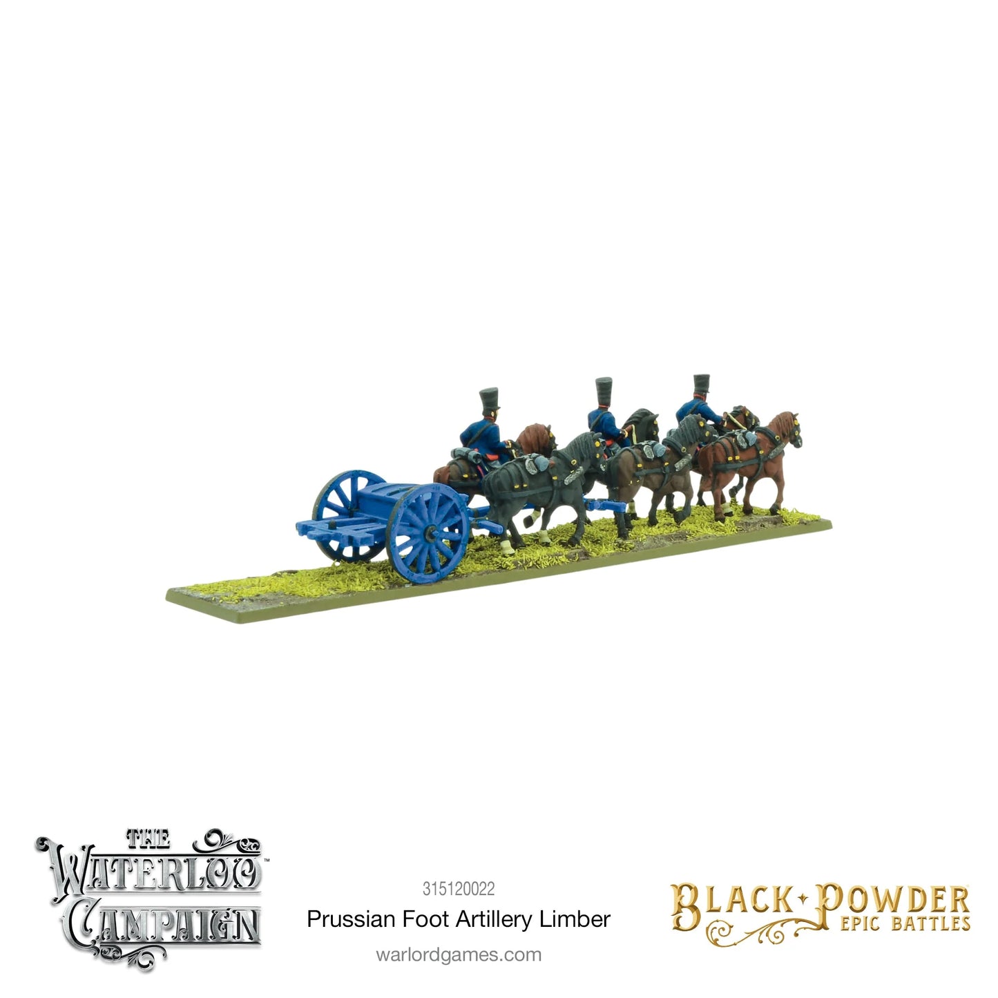 Black Powder Epic Battles: Napoleonic Prussian Foot Artillery Limber - 315120022