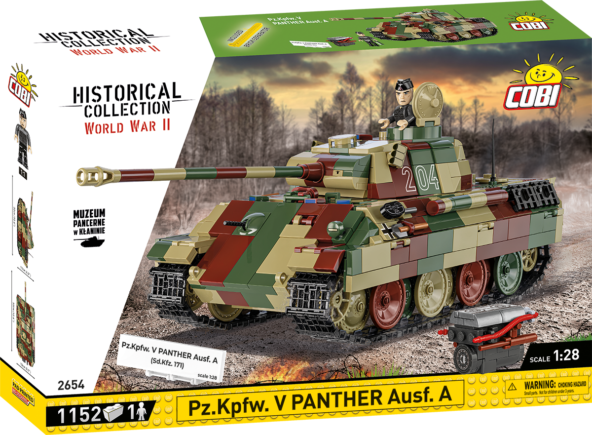 Cobi 2654 - HC WWII - Maßstab 1:28 - Pz.Kpfw. V Panther Ausf. A