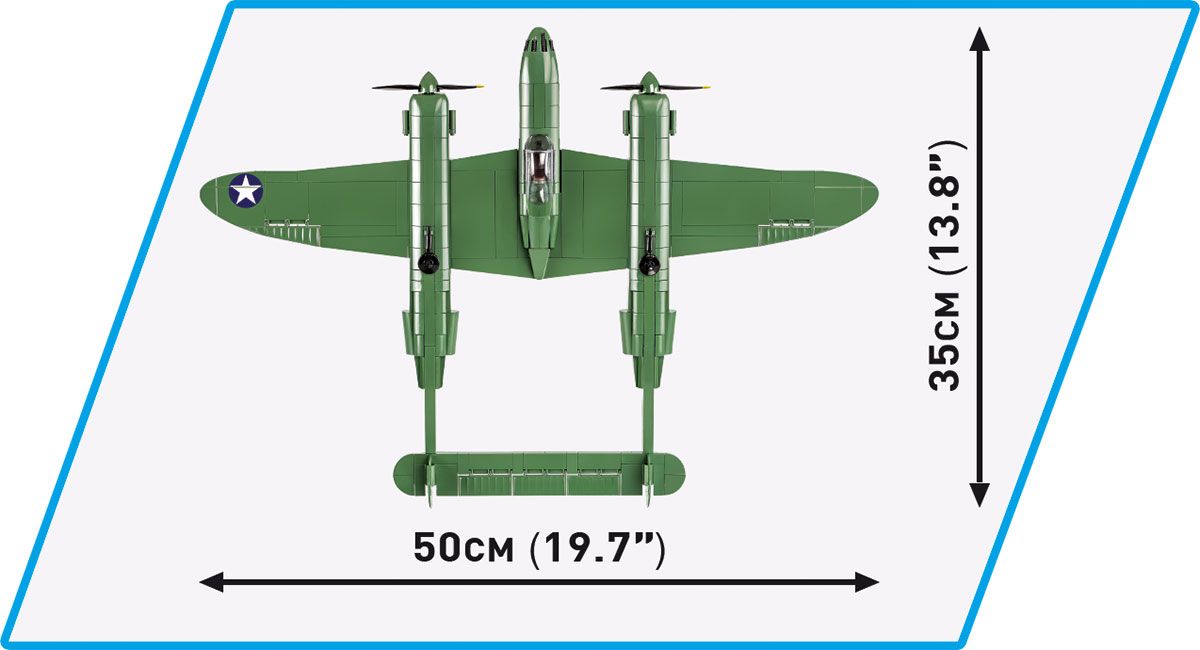 Cobi 5726 - Historical Collection - Lockheed P-38 H Lightning