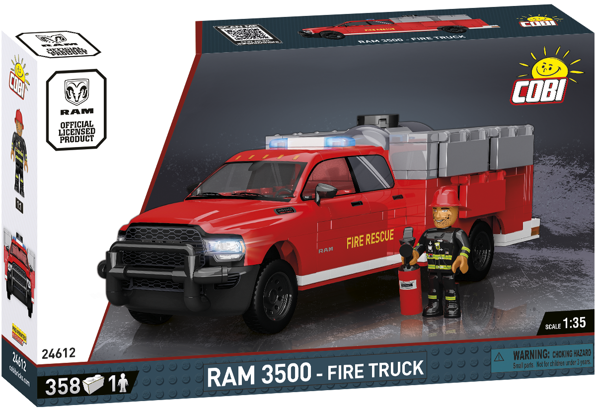 Cobi 24612 - Maßstab 1:35 - RAM 3500 - Fire Truck