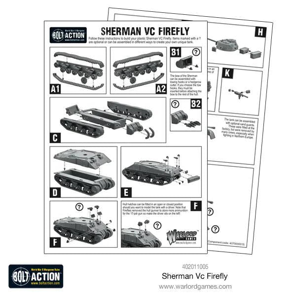 Bolt Action Sherman Firefly Vc - EN - 402011005