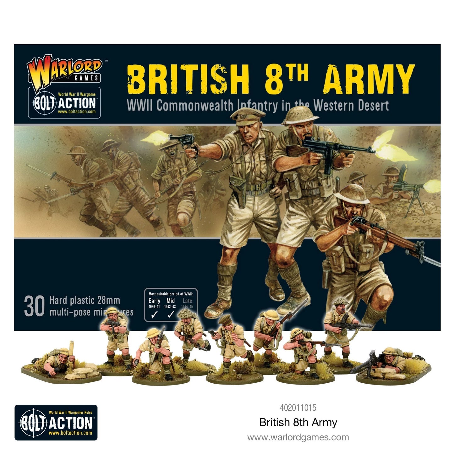 Bolt Action 2 8th Army Infantry - EN - 402011015