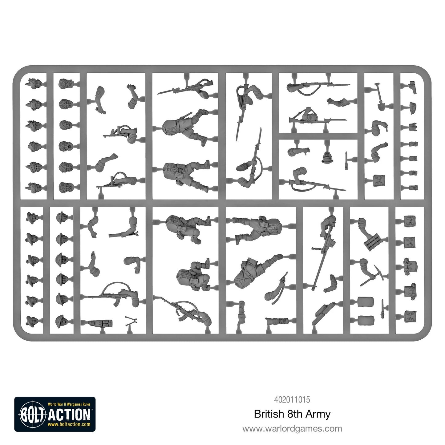 Bolt Action 2 8th Army Infantry - EN - 402011015