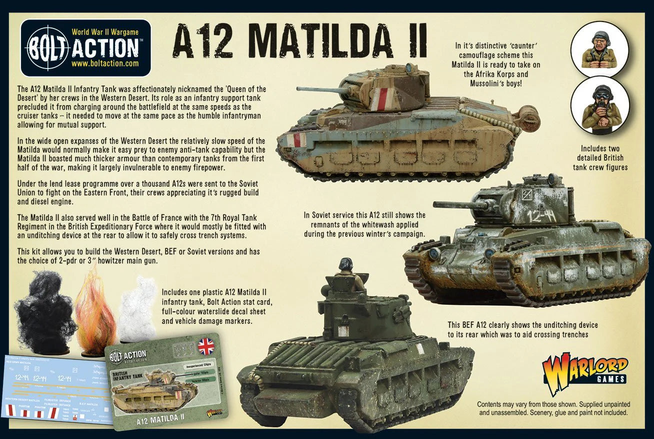 Bolt Action - A12 Matilda II Infantry Tank - 402011019