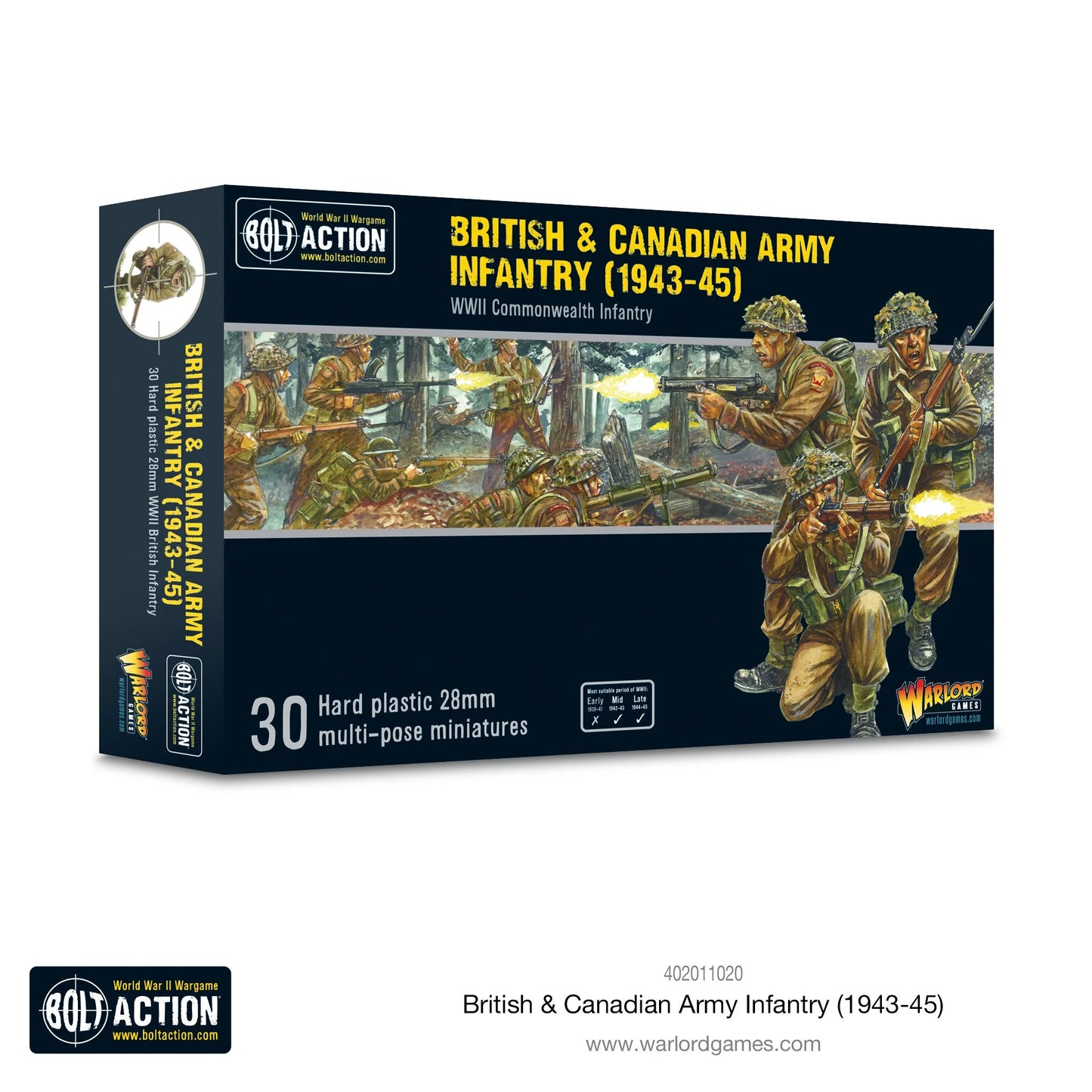 Bolt Action 2 British & Canadian Army infantry (1943-45) - EN - 402011020