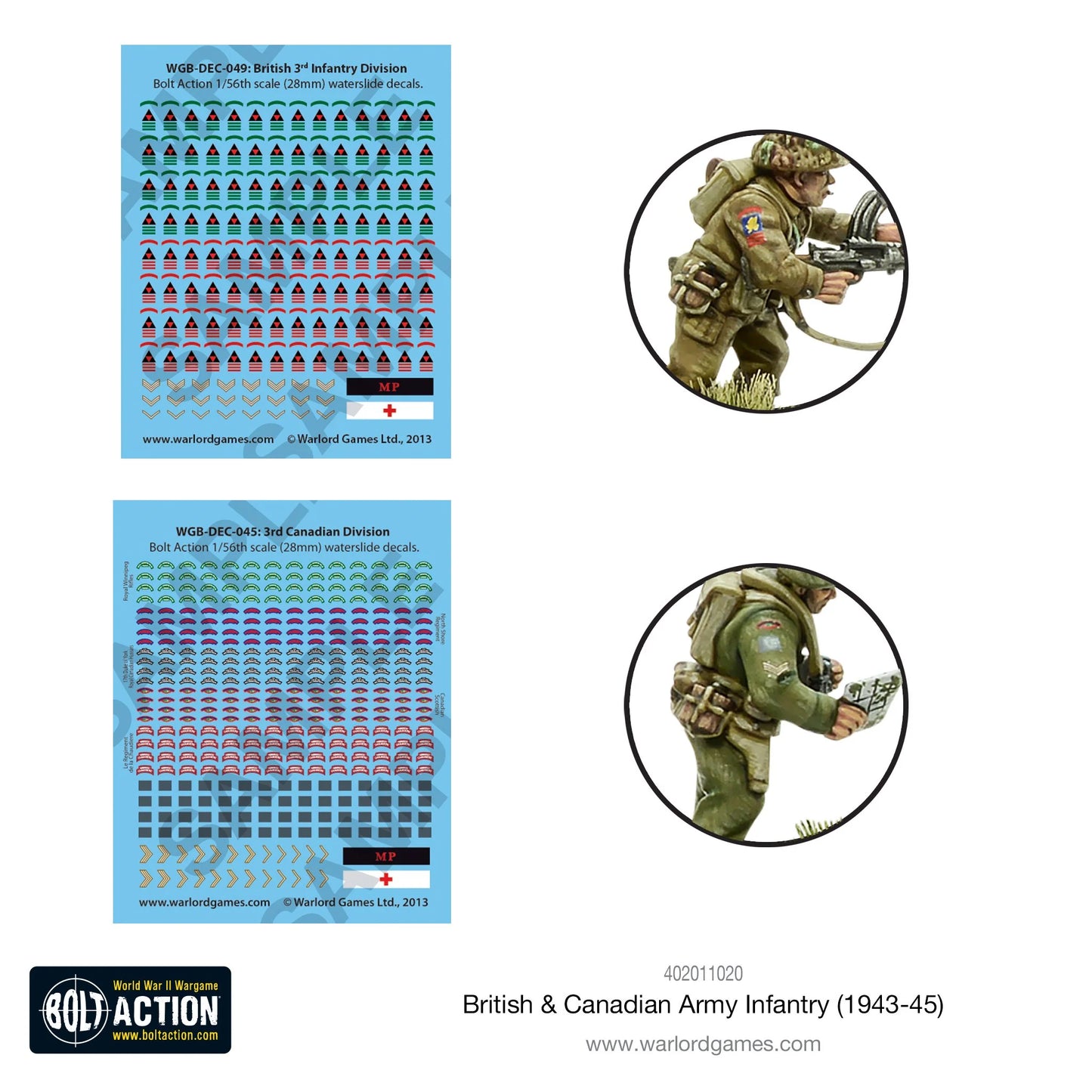 Bolt Action 2 British & Canadian Army infantry (1943-45) - EN - 402011020