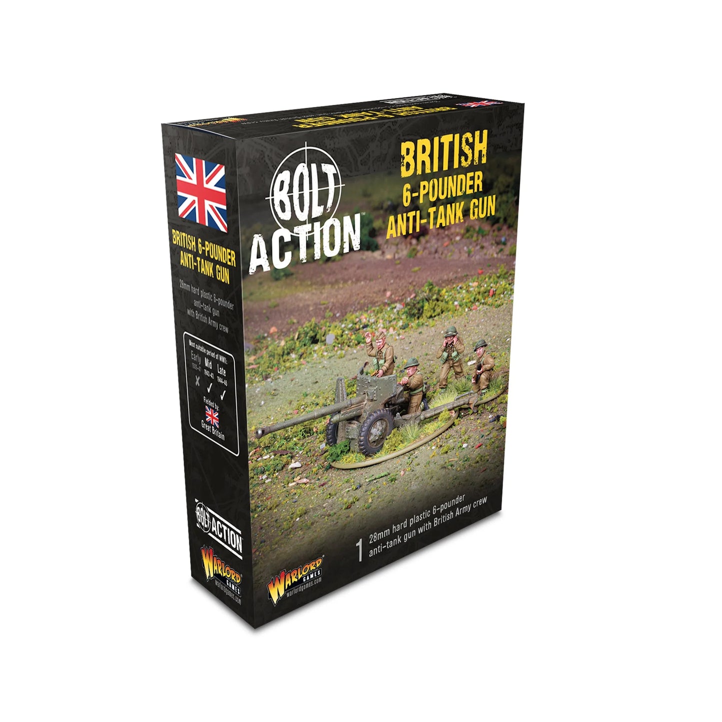 Bolt Action  British 6-pounder anti-tank gun (plastic) - 402011028