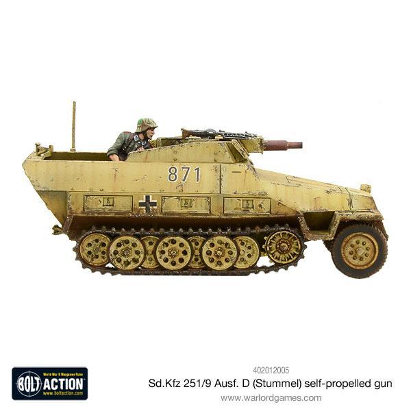 Bolt Action - Sd.Kfz 251/9 Ausf D (Stummel) half-track - 402012005