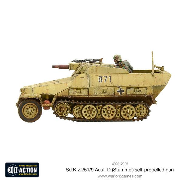 Bolt Action - Sd.Kfz 251/9 Ausf D (Stummel) half-track - 402012005