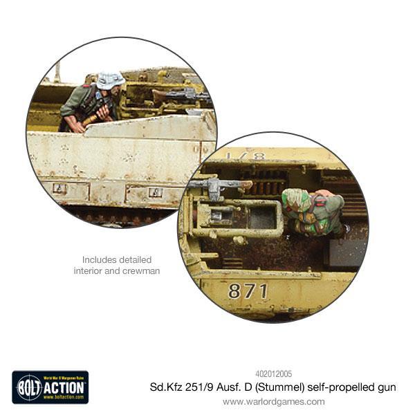 Bolt Action - Sd.Kfz 251/9 Ausf D (Stummel) half-track - 402012005