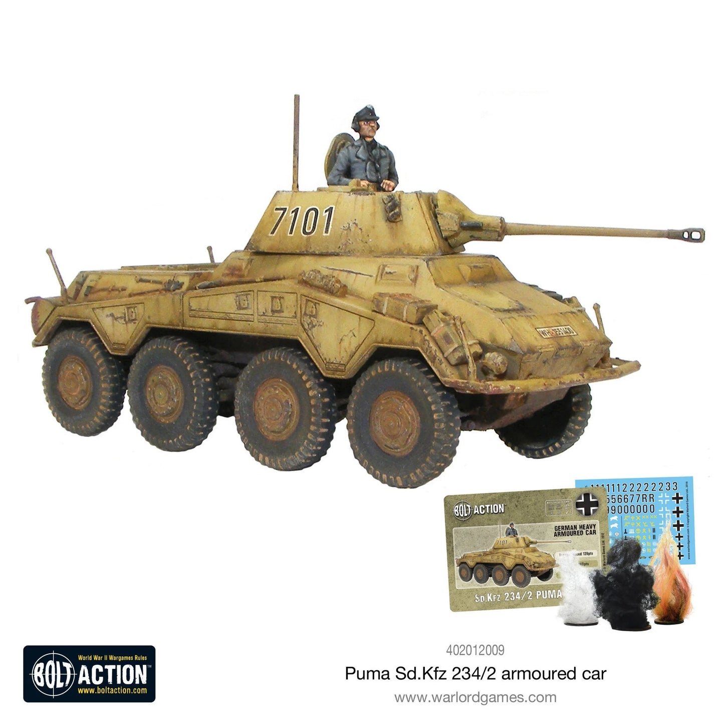 Bolt Action 2 Puma Sd.Kfz 234/2 Armoured Car - EN - 402012009