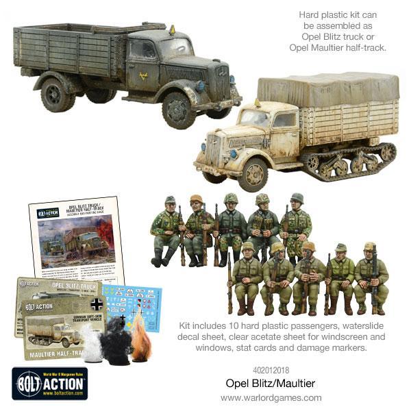 Bolt Action 2 Opel Blitz/Maultier - EN - 402012018