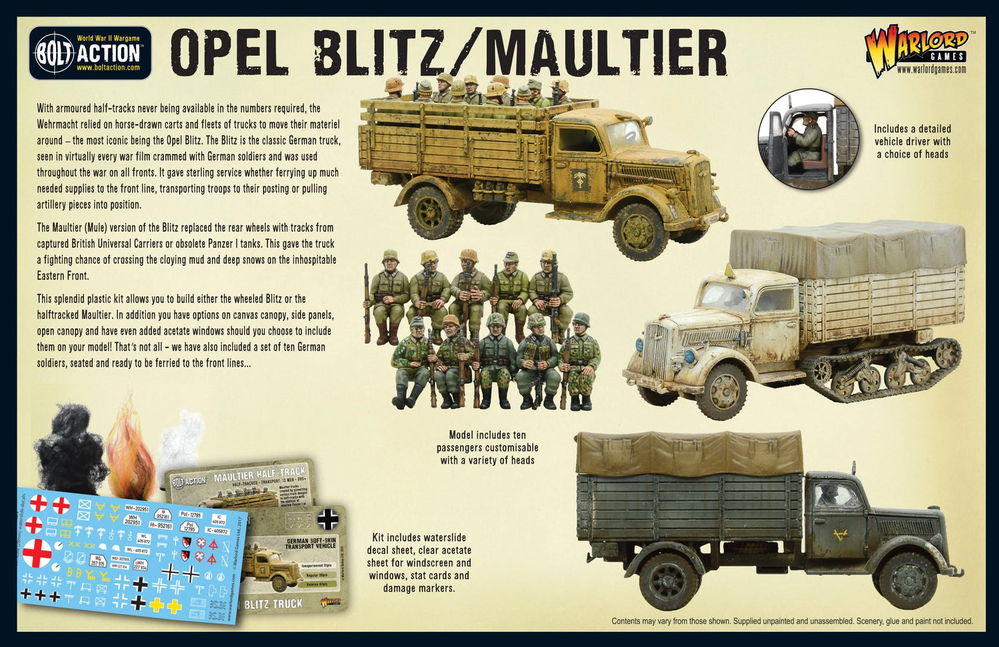 Bolt Action 2 Opel Blitz/Maultier - EN - 402012018