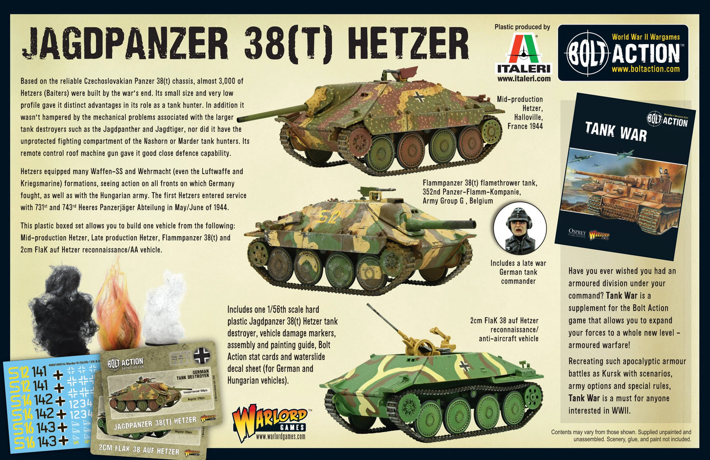 Bolt Action - Jagdpanzer 38t Hetzer - 402012020