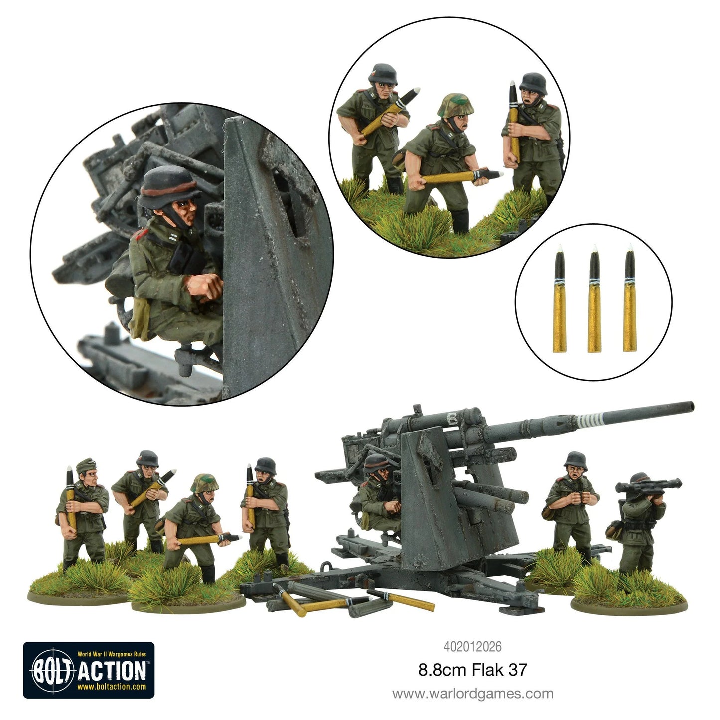 Bolt Action - Flak 37 8.8cm - 402012026