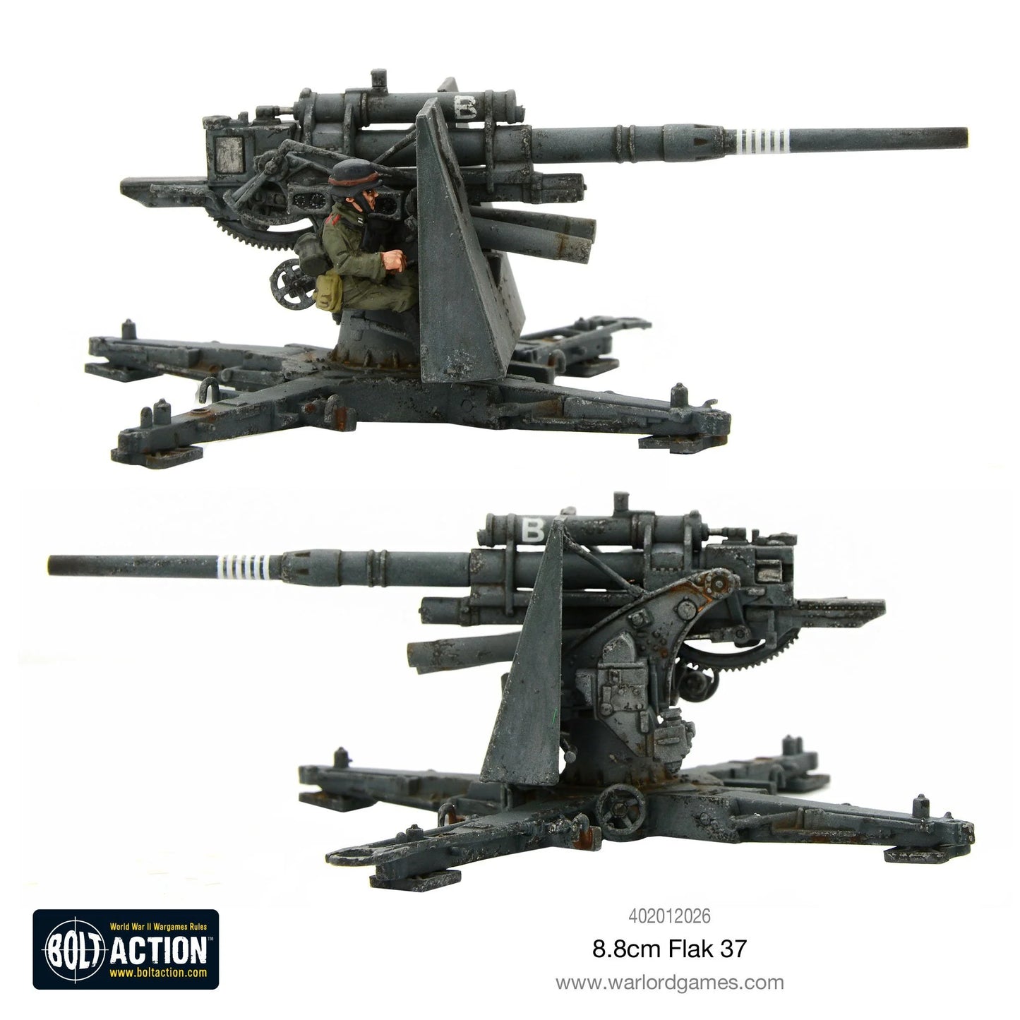 Bolt Action - Flak 37 8.8cm - 402012026