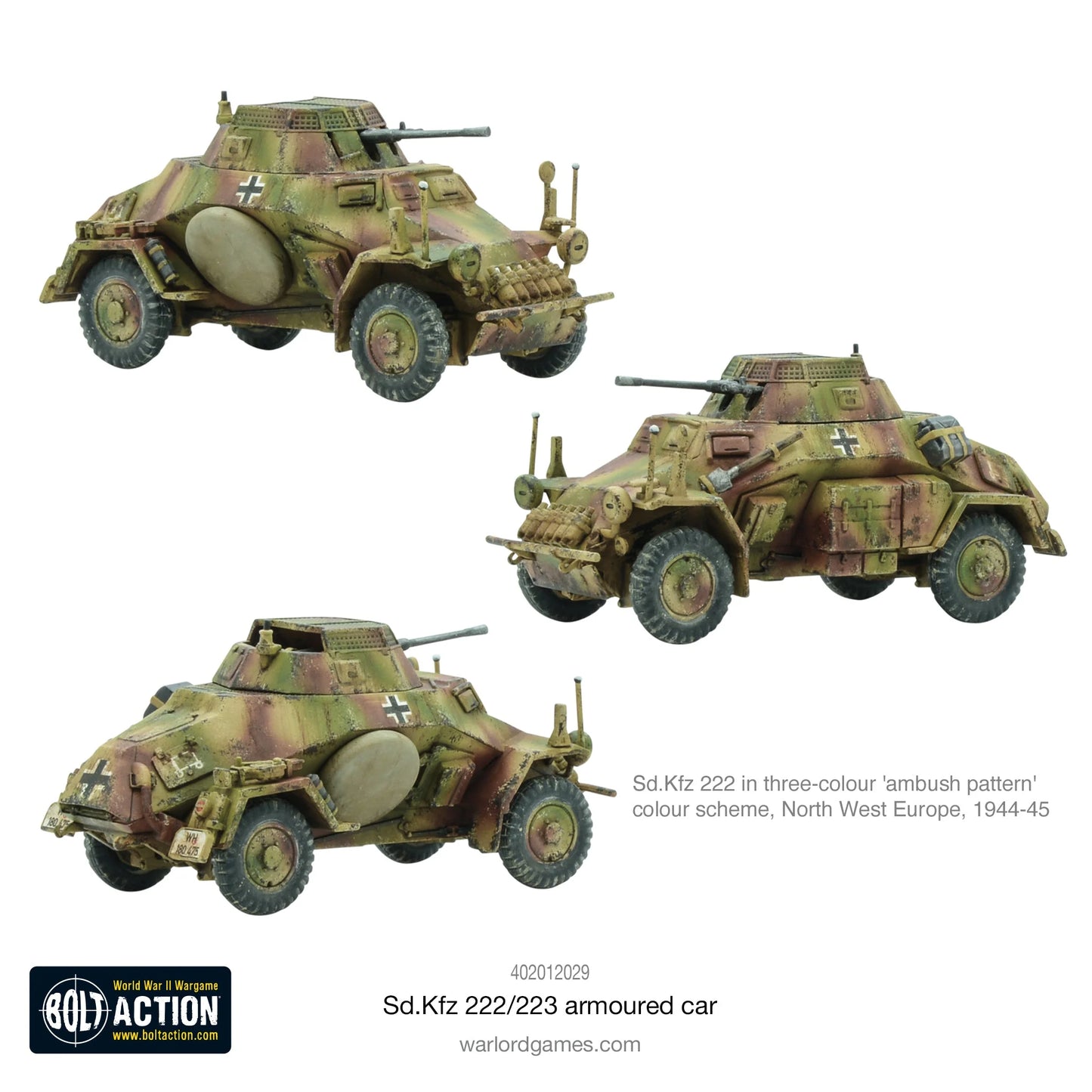 Bolt Action - Sd.Kfz 222/223 Armoured Car - EN - 402012029