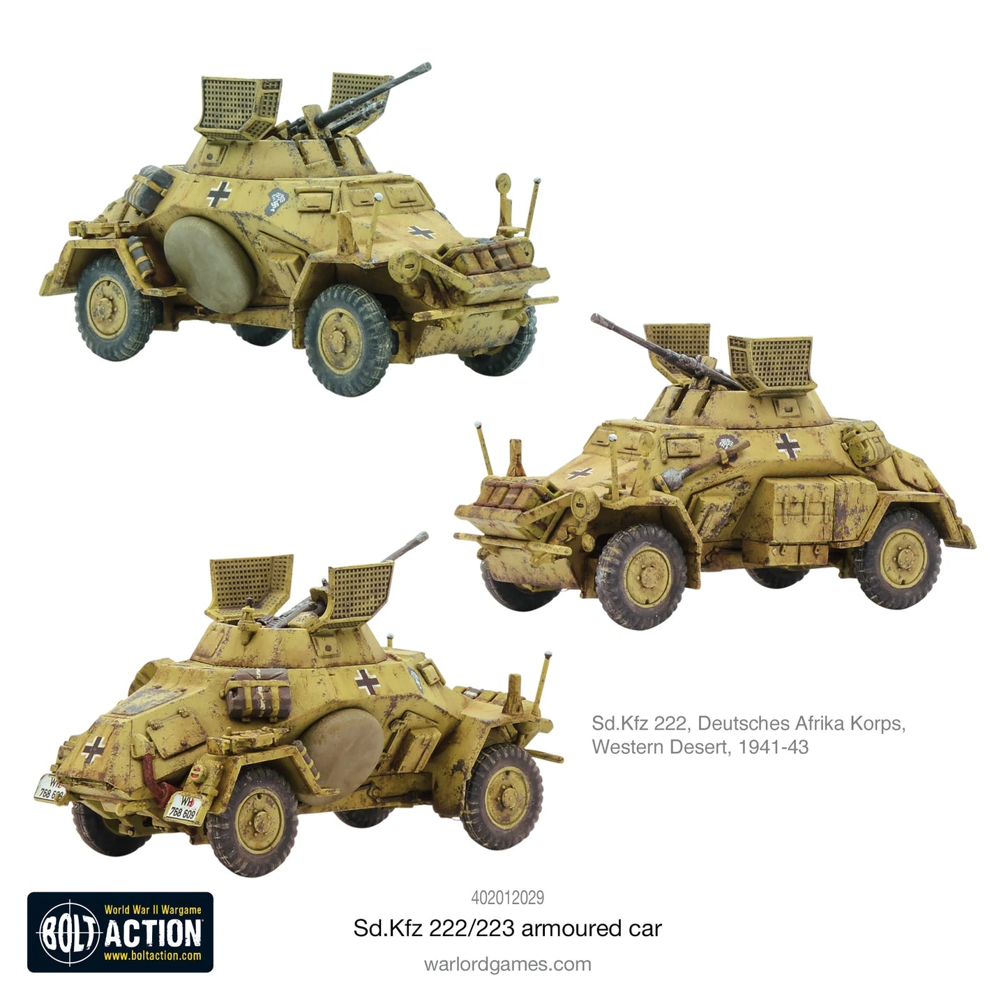 Bolt Action - Sd.Kfz 222/223 Armoured Car - EN - 402012029