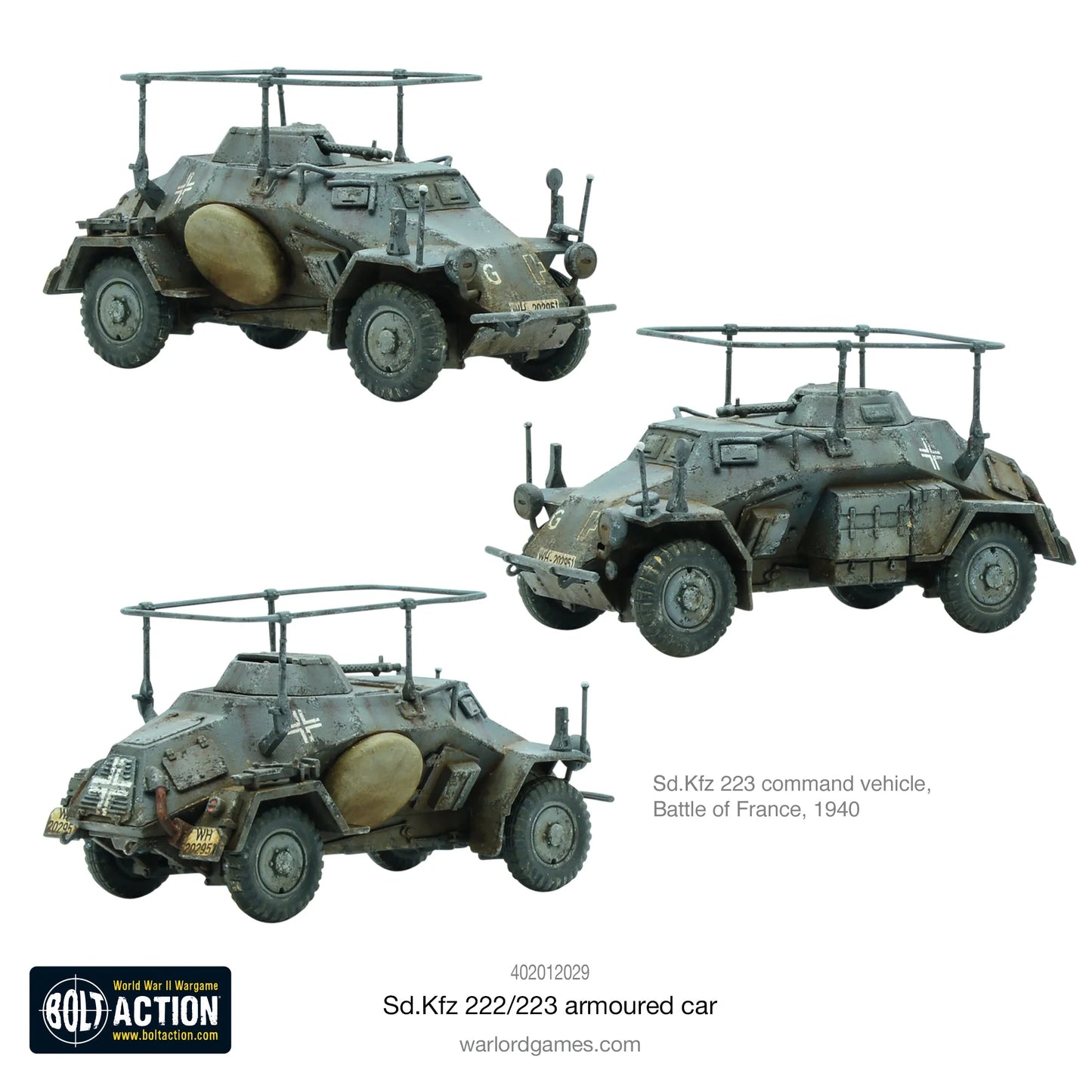 Bolt Action - Sd.Kfz 222/223 Armoured Car - EN - 402012029