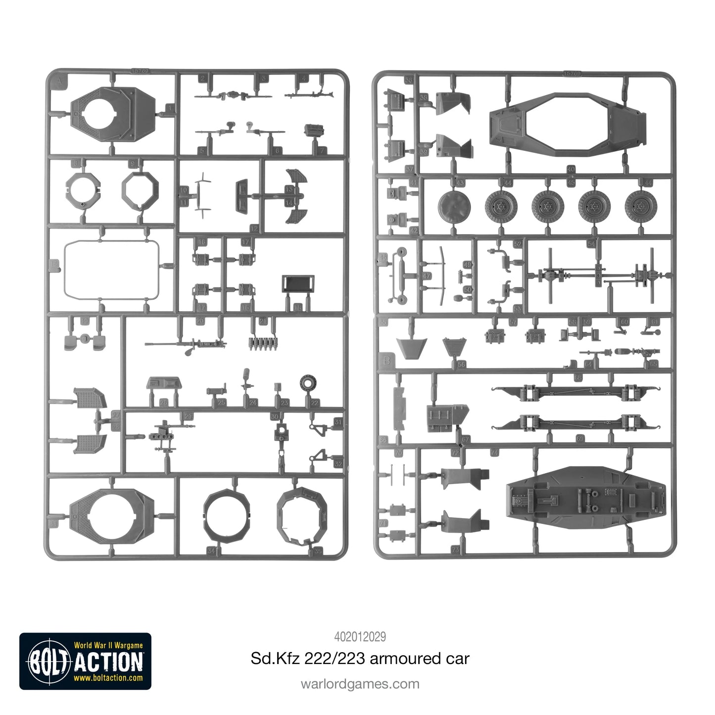 Bolt Action - Sd.Kfz 222/223 Armoured Car - EN - 402012029