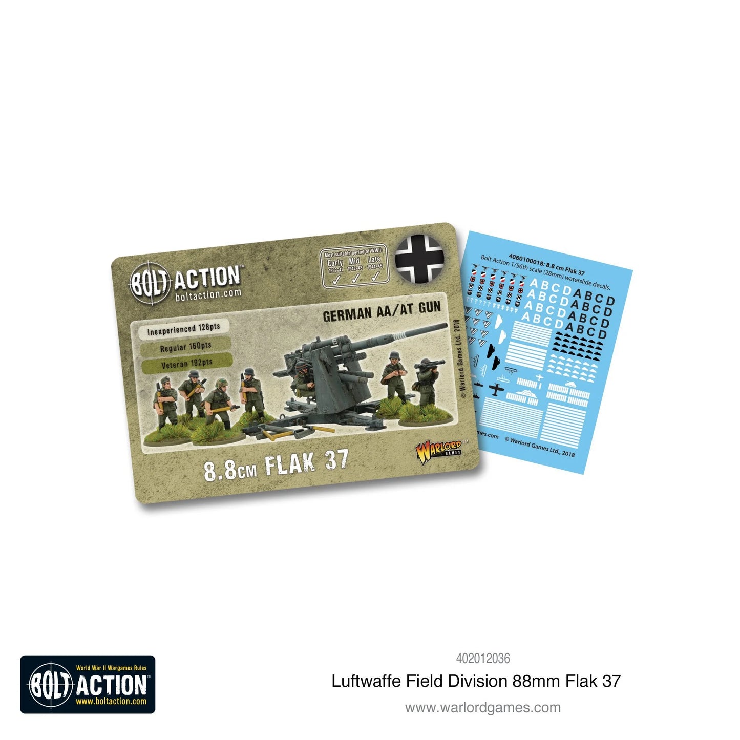 Bolt Action - Luftwaffe Field Division 88mm Flak 37 - 402212036