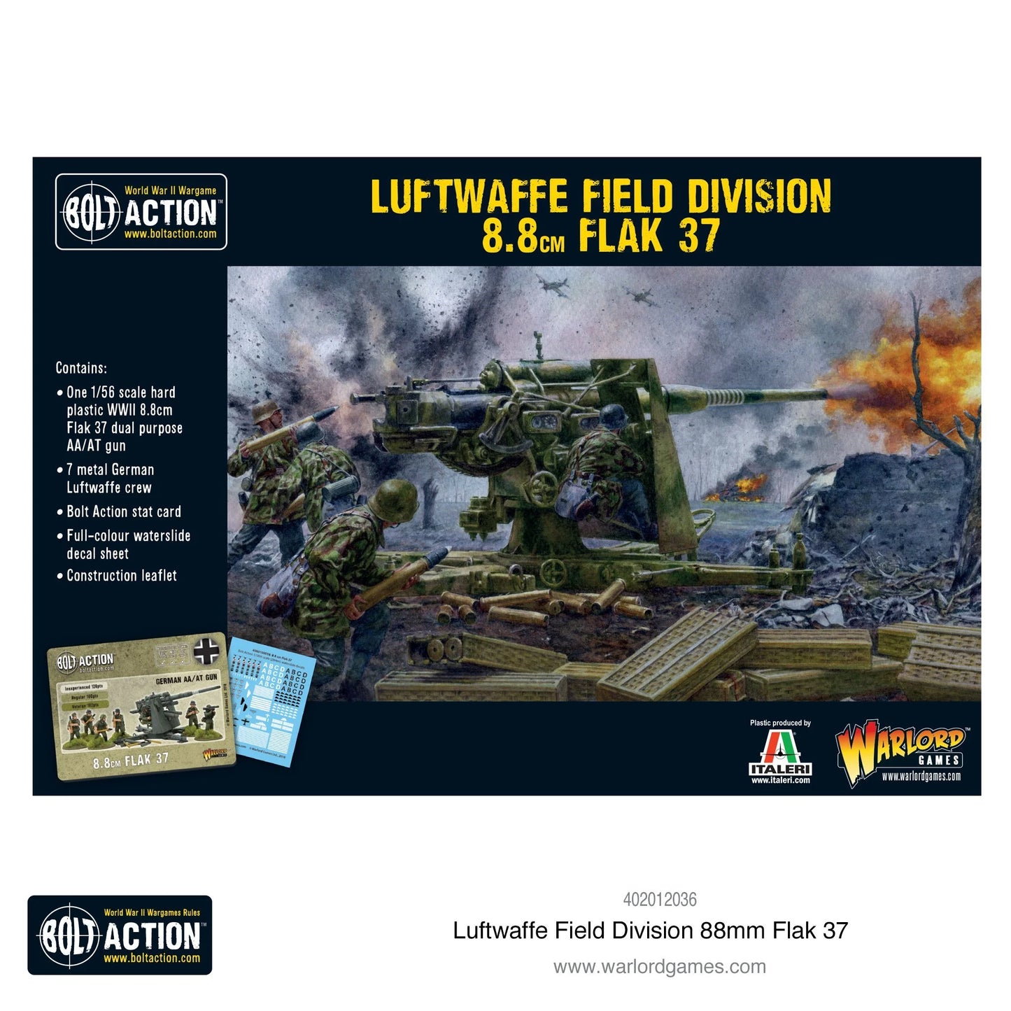 Bolt Action - Luftwaffe Field Division 88mm Flak 37 - 402212036