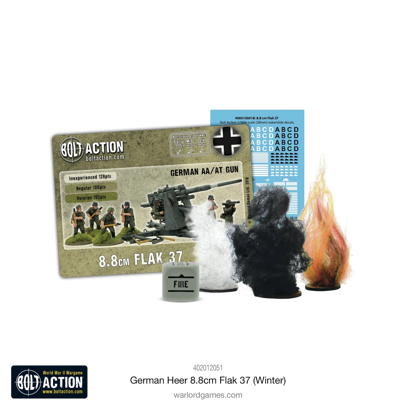 Bolt Action - German Heer 8.8cm Flak 37 (Winter) - 402012051