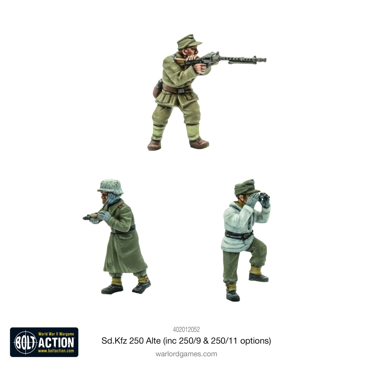 Bolt Action - Sd.Kfz 250 (Alte) Half-Track (Options For 250/1, 250/9 & 250/11 Variants) - EN - 402012052