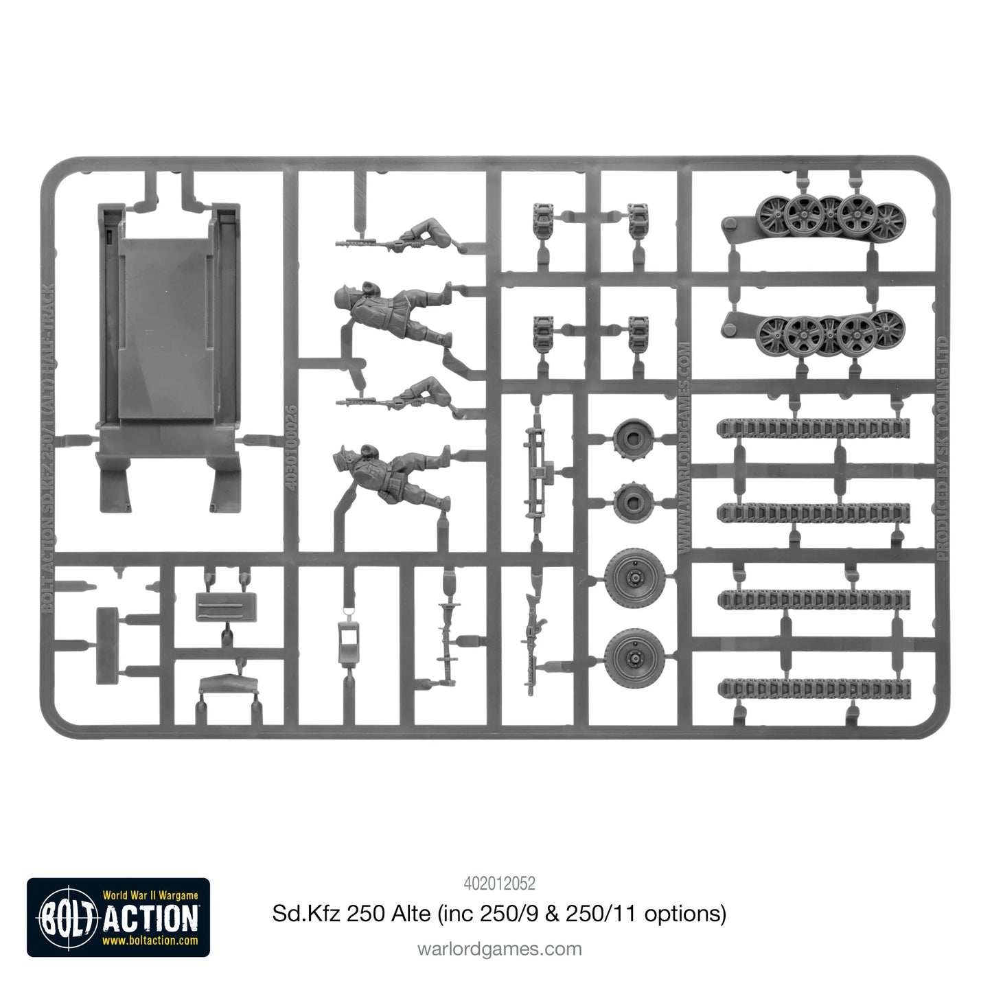 Bolt Action - Sd.Kfz 250 (Alte) Half-Track (Options For 250/1, 250/9 & 250/11 Variants) - EN - 402012052