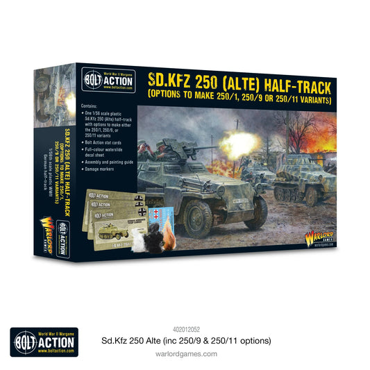 Bolt Action - Sd.Kfz 250 (Alte) Half-Track (Options For 250/1, 250/9 & 250/11 Variants) - EN - 402012052