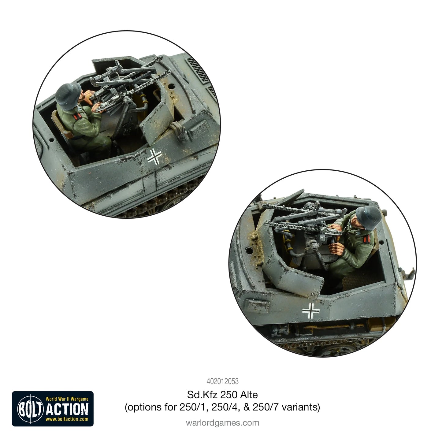 Bolt Action - Sd.Kfz 250 Alte (Options For 250/1, 250/4 & 250/7) - EN - 402012053