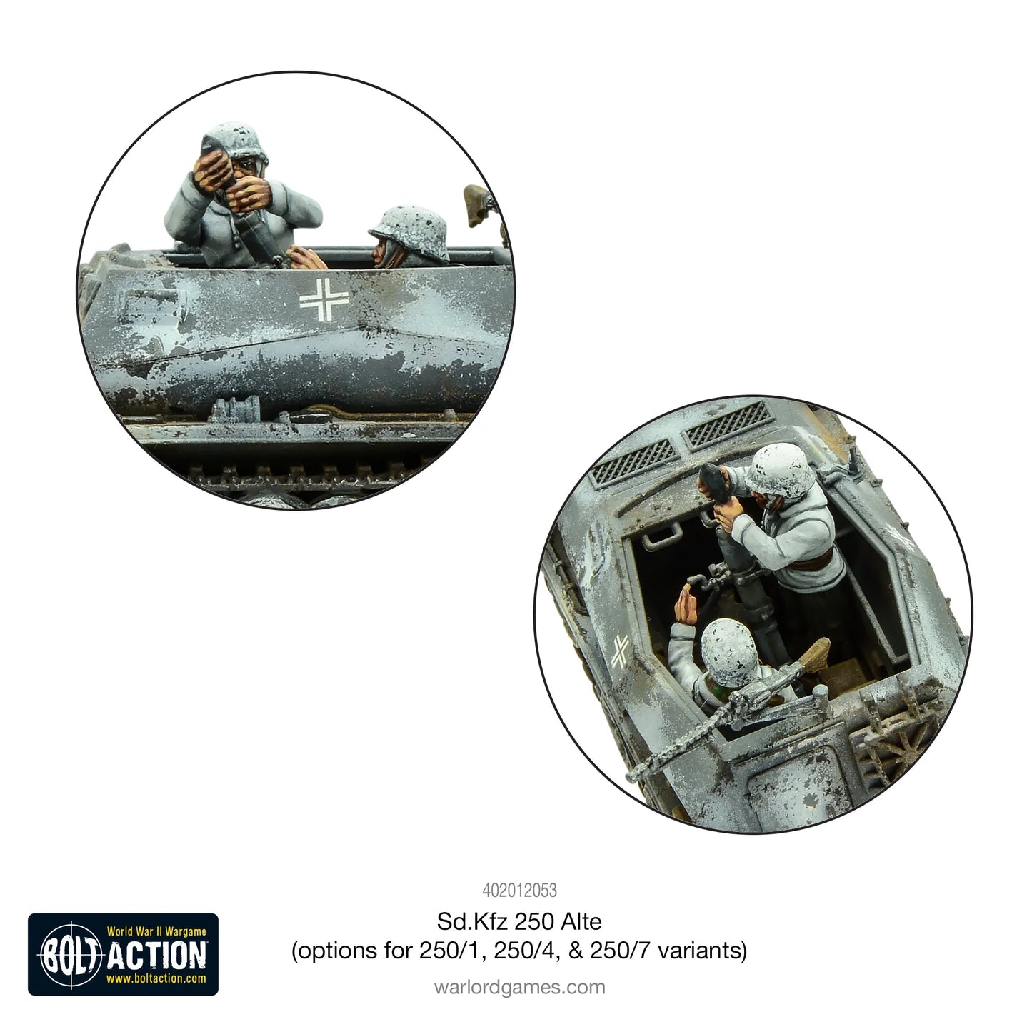 Bolt Action - Sd.Kfz 250 Alte (Options For 250/1, 250/4 & 250/7) - EN - 402012053