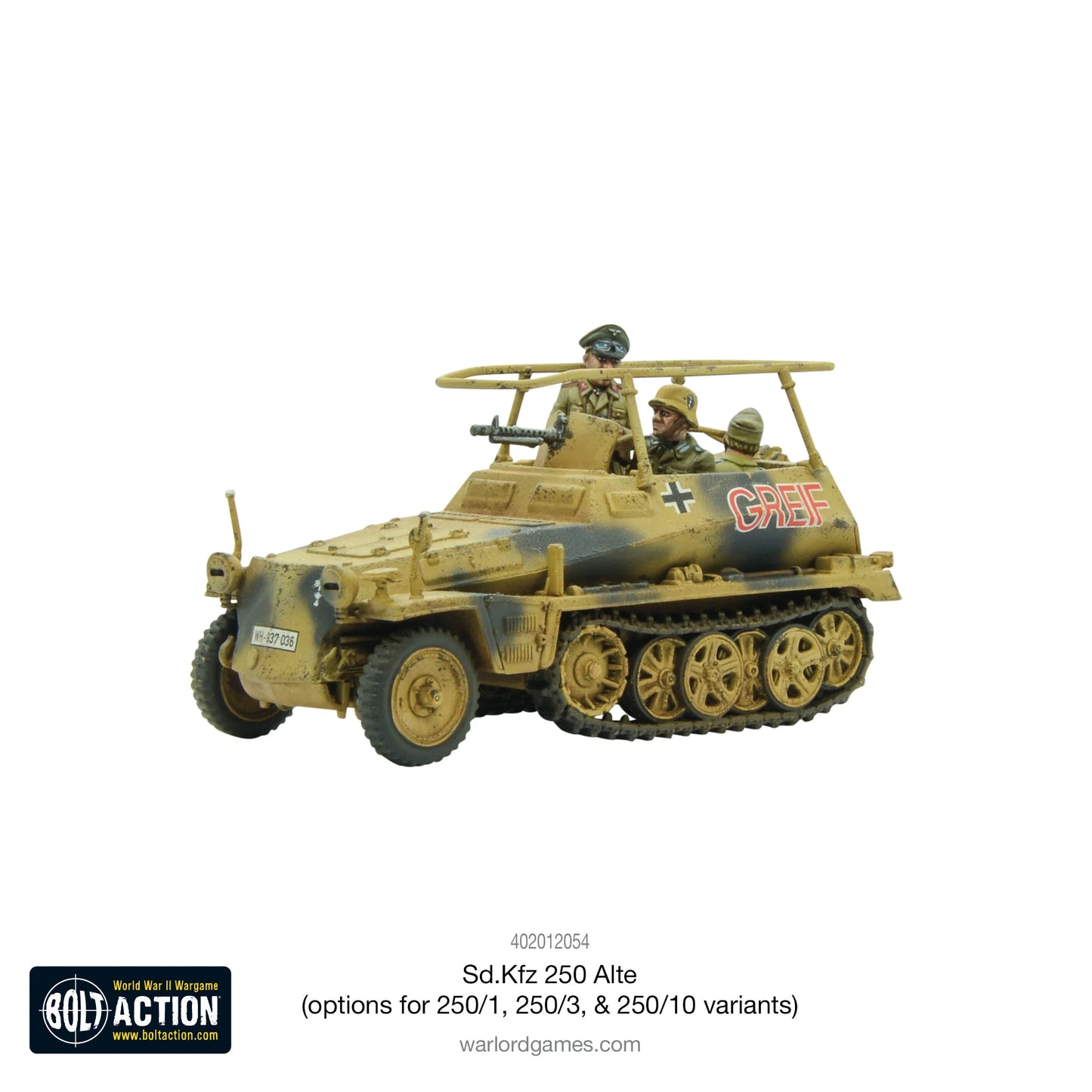 Bolt Action - Sd.Kfz 250 (Alte) Half-Track (Options To Make 250/1, 250/3 Or 250/10 Variants) - 402012054