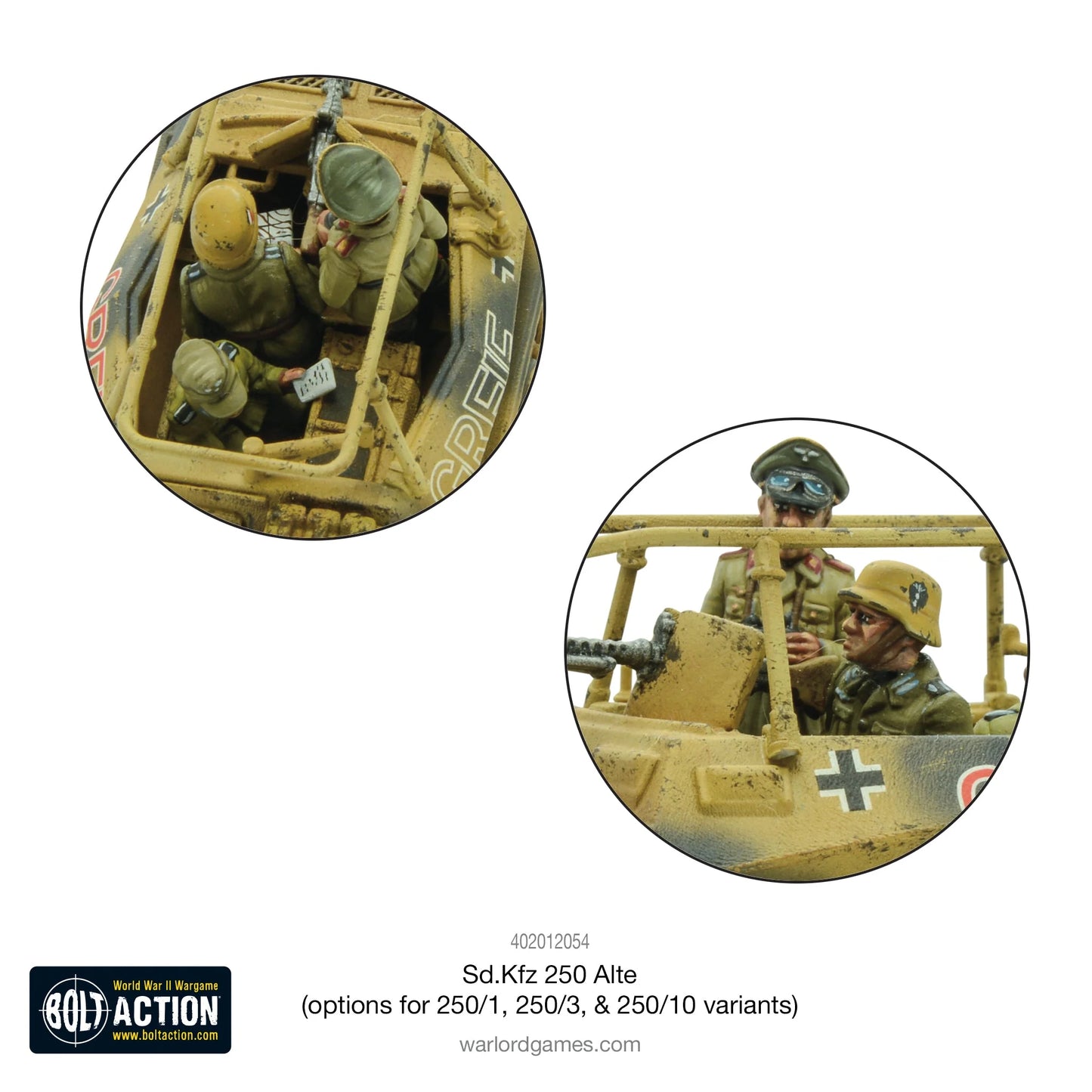 Bolt Action - Sd.Kfz 250 (Alte) Half-Track (Options To Make 250/1, 250/3 Or 250/10 Variants) - 402012054